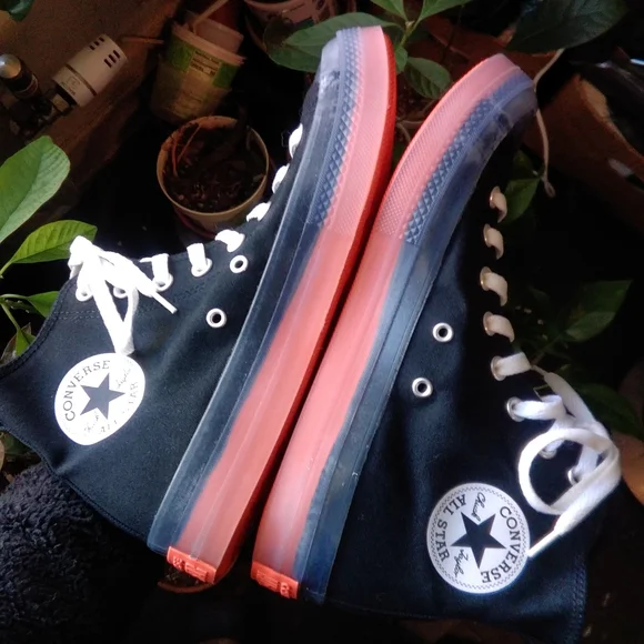 Converse Unisex Chuck Taylor All Star CX EXPll, M/8.5 W/10.5, Blk/Org/Clr HiTops - Picture 7 of 13